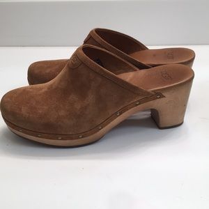 UGG suede clogs